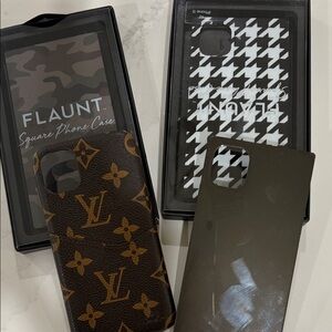 IPHONE 11 - Flaunt Designer Brown and Black, Camo, and more Phone case set